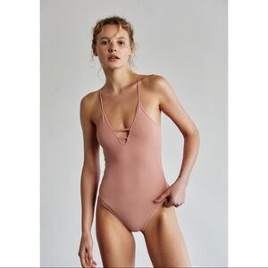 NEW Free People Dance All Day Strappy Bodysuit